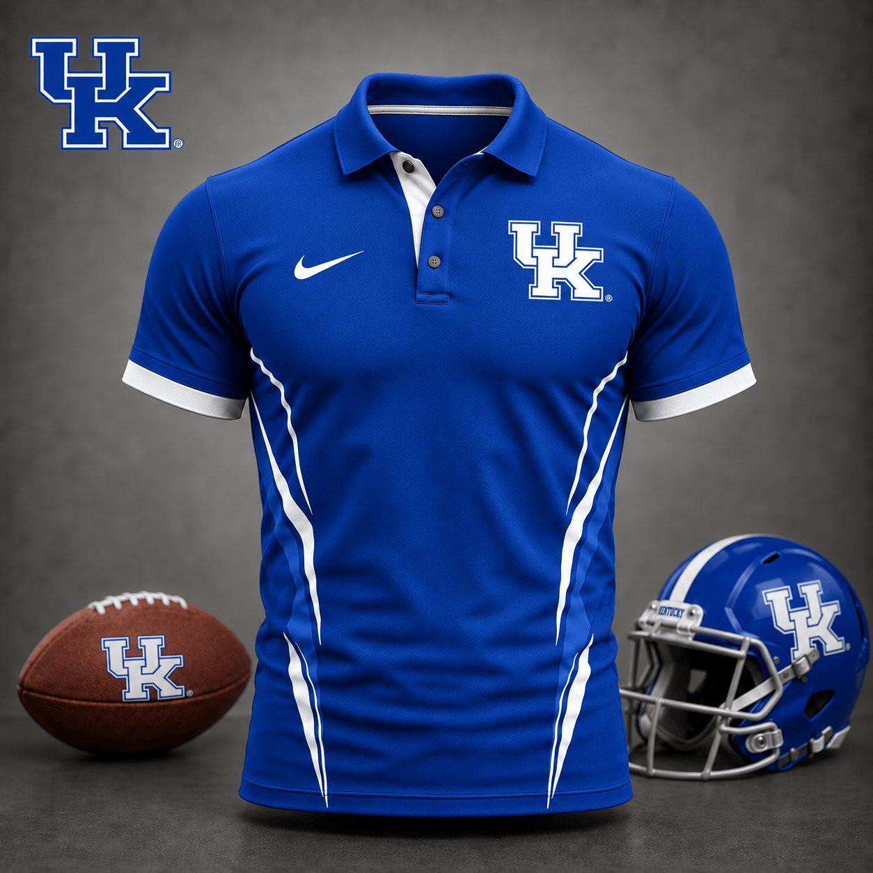 Kentucky Wildcats NCAA Merch Polo Shirt Wildcats Football Clothing Ideas Football Players Gifts