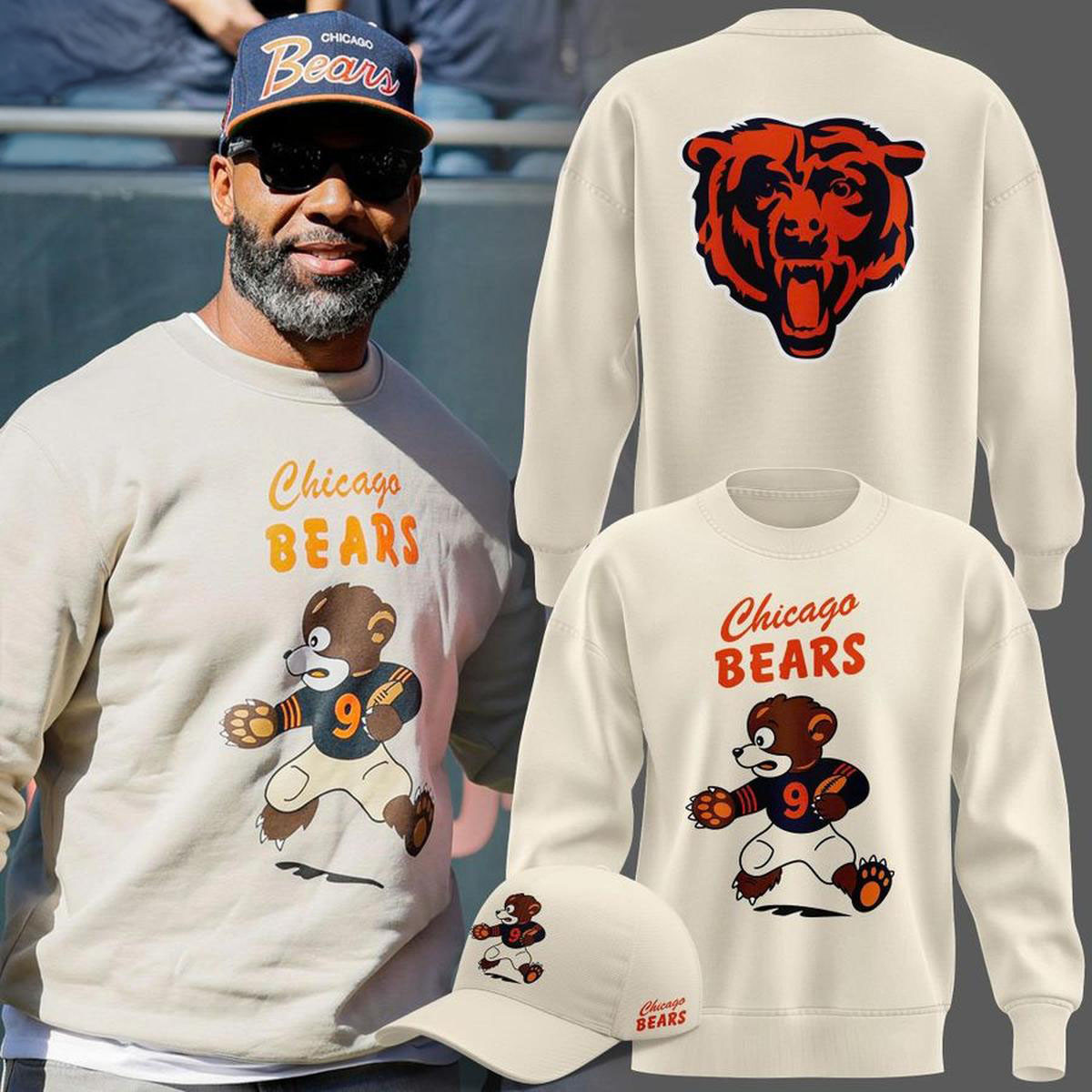 Chicago Bears Merch 2026 Matt Forte Bears Sweatshirt Gift For Football Lover 1 - Unicasport Chicago Bears Merch 2026 Matt Forte Bears Sweatshirt Gift For Football Lover