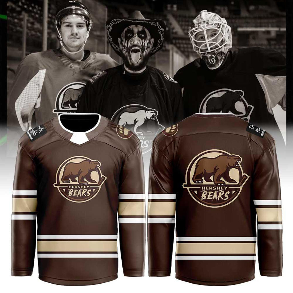 Hershey Bears Glow In The Dark Nights 2026 Hockey Jersey Hershey Bears Merch Hockey Fan Gifts 1 - Unicasport Hershey Bears Glow In The Dark Nights 2026 Hockey Jersey Hershey Bears Merch Hockey Fan Gifts