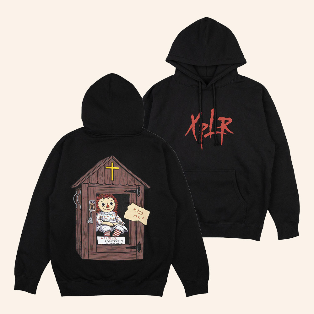 XPLR Merch Annabelle Hoodie Real Annabelle Doll Graphic Hoodie Gifts For Horror Lovers 1 - Unicasport XPLR Merch Annabelle Hoodie Real Annabelle Doll Graphic Hoodie Gifts For Horror Lovers