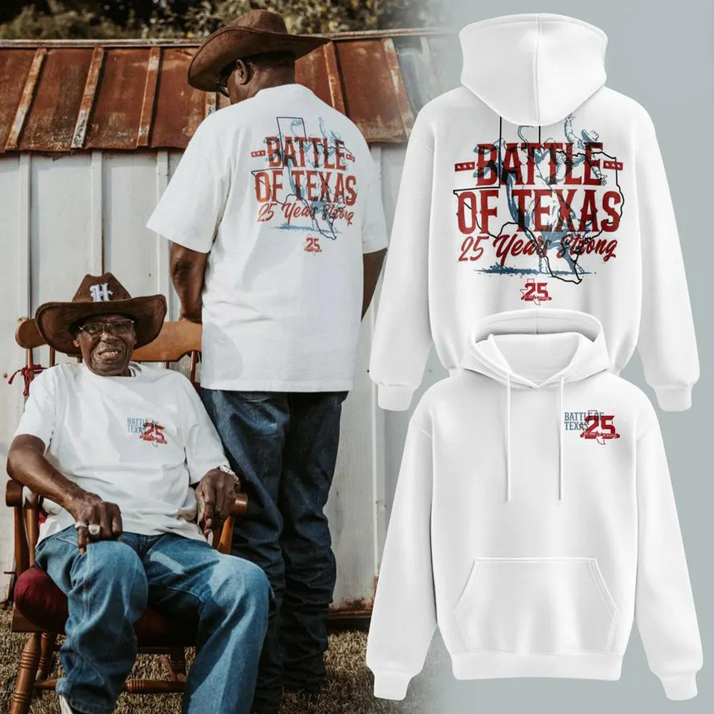 Dallas Cowboys Vs Houston Texans Merch Battle Of Texas 25 Years Strong Hoodie Football Lover Gift 1 - Unicasport Dallas Cowboys Vs Houston Texans Merch Battle Of Texas 25 Years Strong Hoodie Football Lover Gift