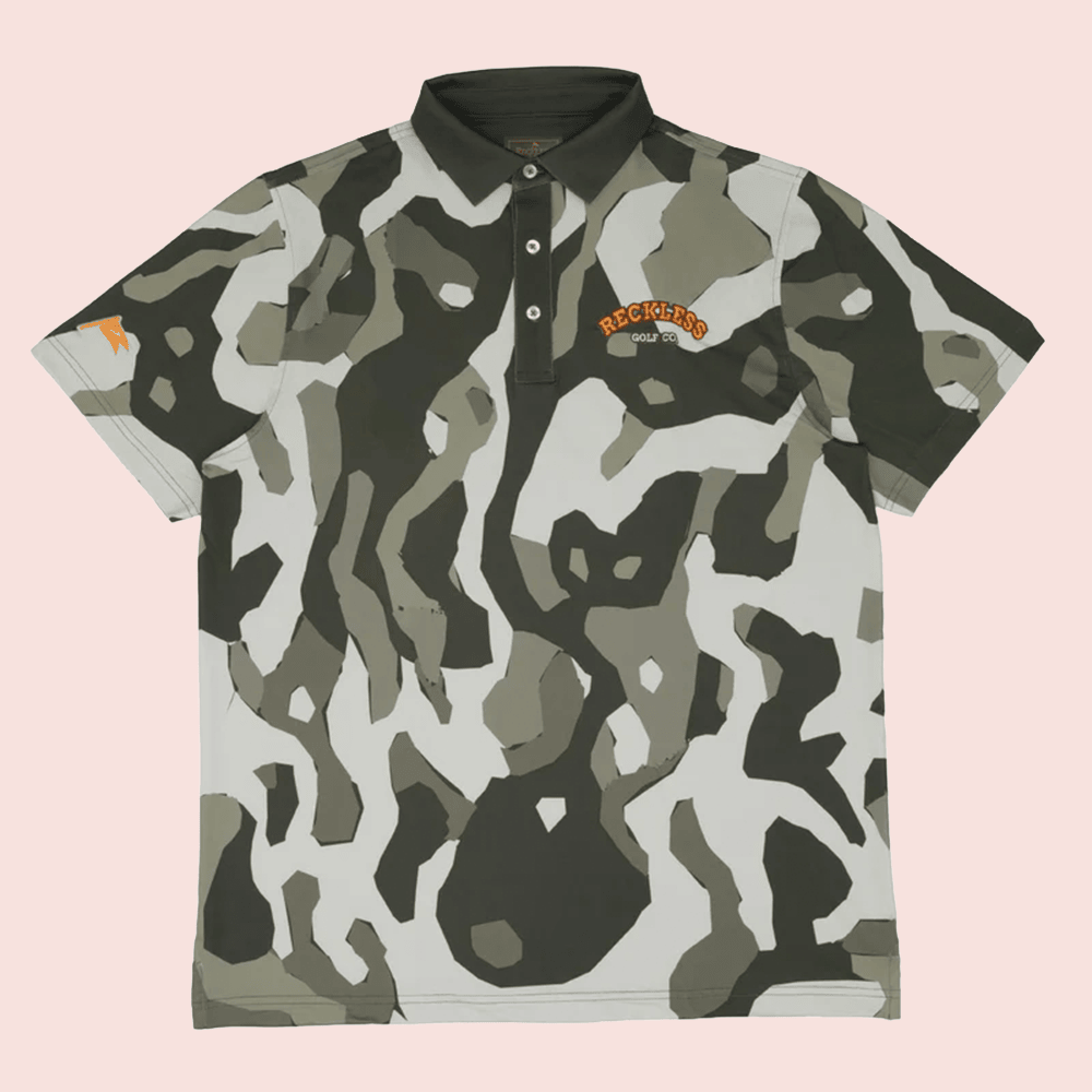 C Boys Merch Scramble Camo RG Golf Polo Shirt Best Gift For Motorheads
