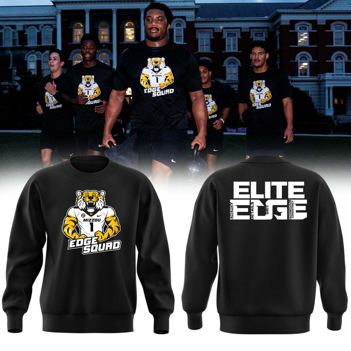 Missouri Tigers Merch 2026 Edge Squad Sweatshirt Gift For Sports Fans 1 - Unicasport Missouri Tigers Merch 2026 Edge Squad Sweatshirt Gift For Sports Fans