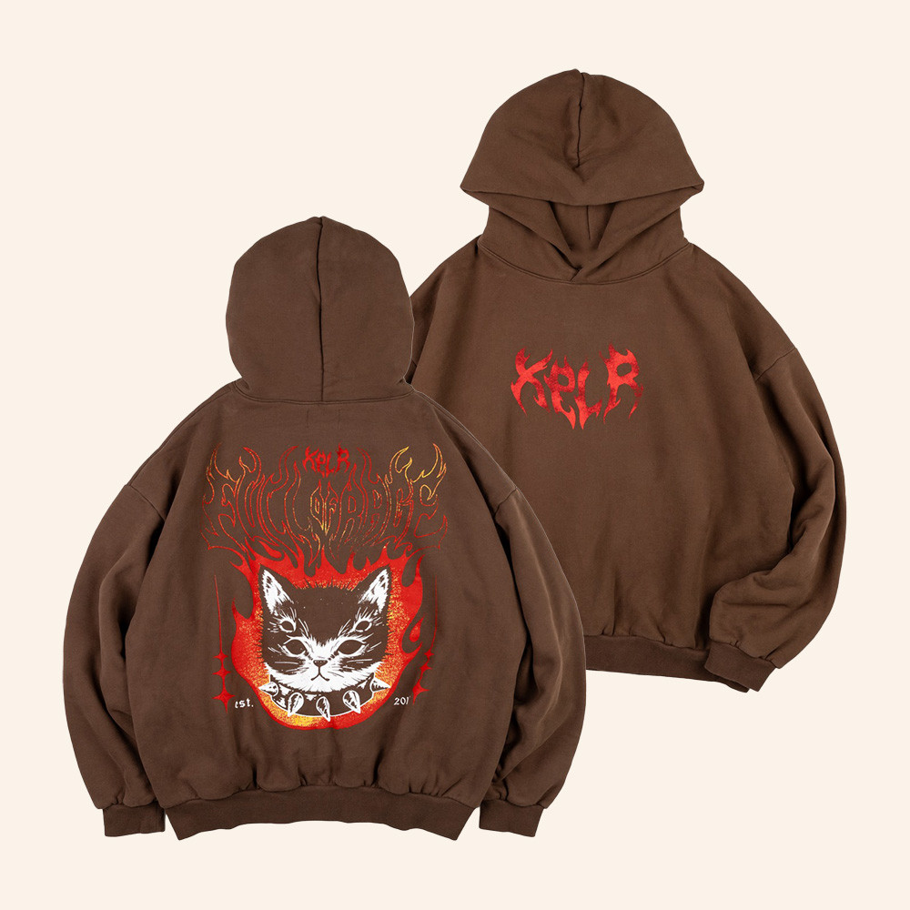 XPLR Merch Full Of Rage Kitten Hoodie Cute Kitten Graphic Hoodie Gifts For Cat Lovers 1 - Unicasport XPLR Merch Full Of Rage Kitten Hoodie Cute Kitten Graphic Hoodie Gifts For Cat Lovers