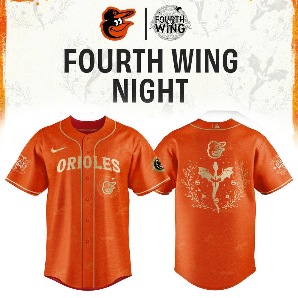 Baltimore Orioles x Fourth Wing Merch Night Baseball Jersey Orioles Game Day Clothing Fan Gift 1 - Unicasport Baltimore Orioles x Fourth Wing Merch Night Baseball Jersey Orioles Game Day Clothing Fan Gift