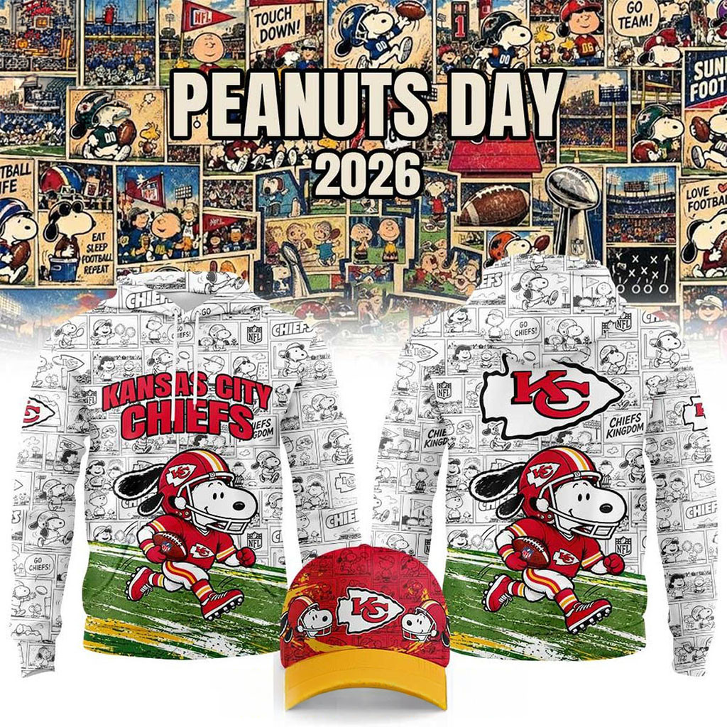 Kansas City Chiefs 2026 Peanuts Game Day X-mas Game Hoodie KC Chiefs Merch Fans Gifts 1 - Unicasport Kansas City Chiefs 2026 Peanuts Game Day X-mas Game Hoodie KC Chiefs Merch Fans Gifts