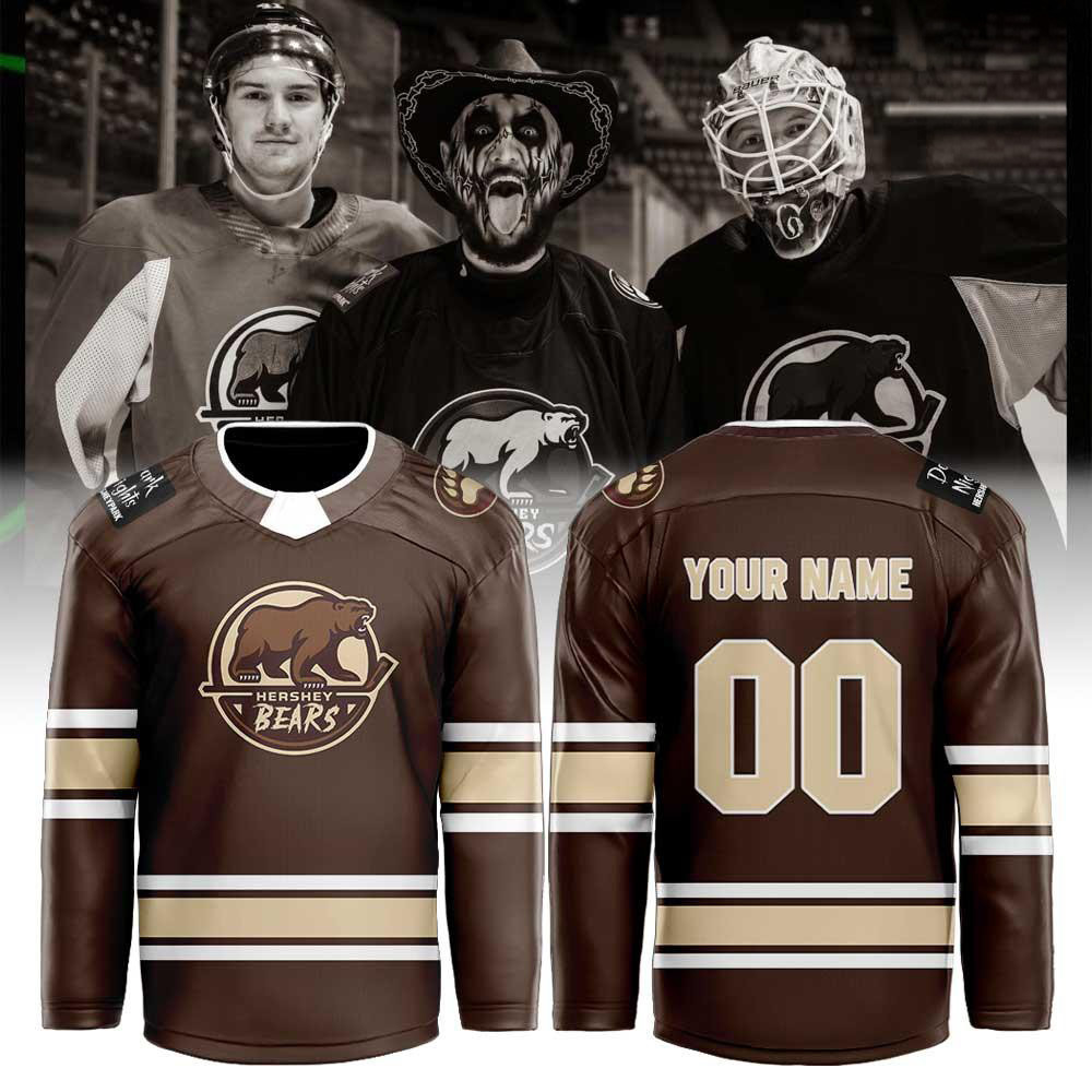 Custom Hershey Bears Merch Dark Nights Hockey Jersey Hershey Bears Fans Gifts For Hockey Lover 1 - Unicasport Custom Hershey Bears Merch Dark Nights Hockey Jersey Hershey Bears Fans Gifts For Hockey Lover
