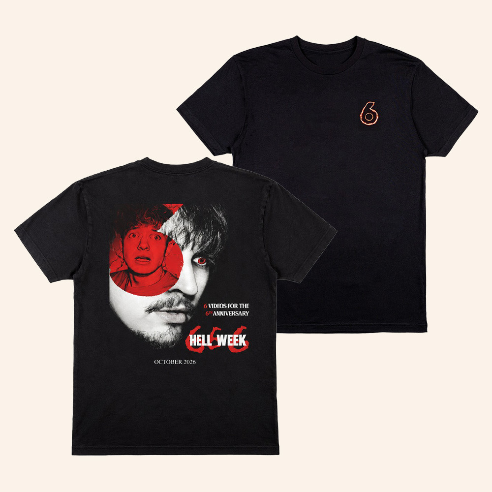 XPLR Merch Poster Hoodie Hell Week 6Th Anniversary Shirt Gift For Sam And Colby Lovers 1 - Unicasport XPLR Merch Poster Hoodie Hell Week 6Th Anniversary Shirt Gift For Sam And Colby Lovers