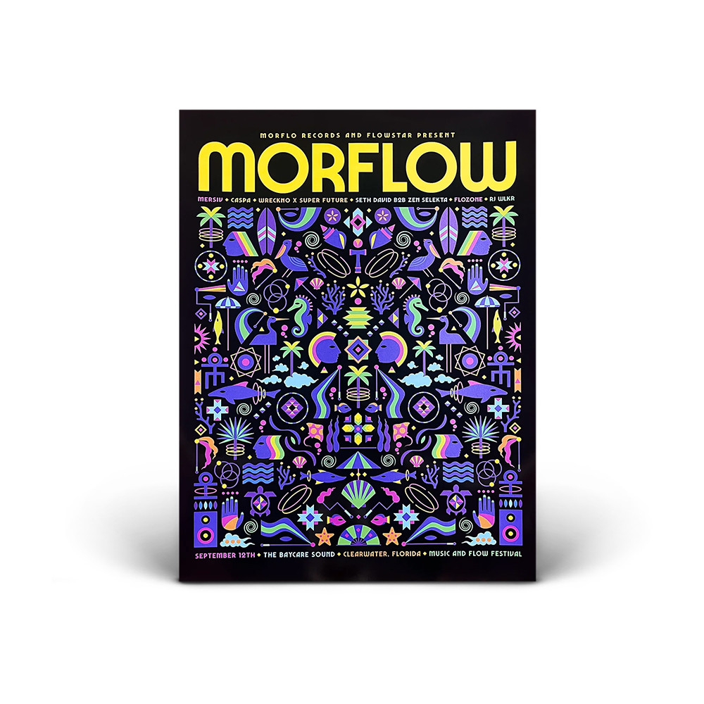 Mersiv Morflow 2026 Poster Mersiv Merch Unique Presents For Music Lovers