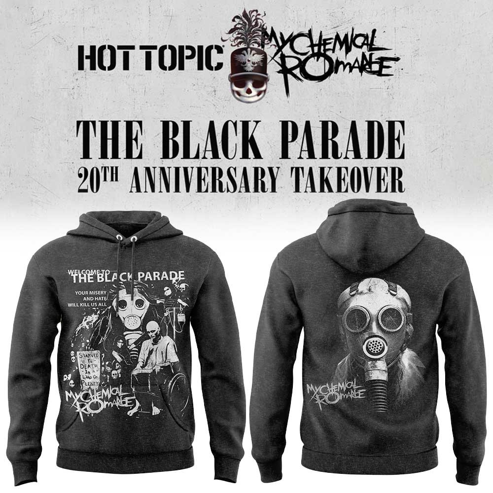 My Chemical Romance Merch Celebrate The 20th Anniversary Hoodie Presents For MCR Fans 1 - Unicasport My Chemical Romance Merch Celebrate The 20th Anniversary Hoodie Presents For MCR Fans