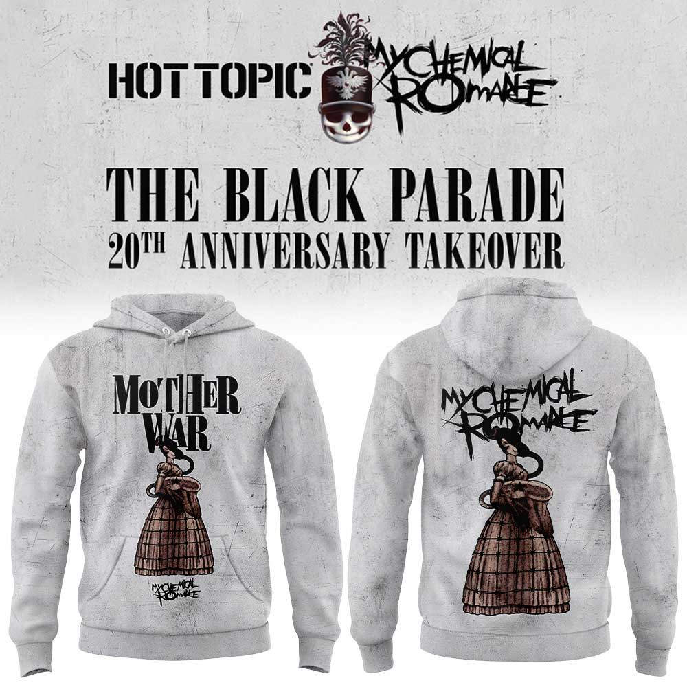 My Chemical Romance Merch Celebrate The 20th Anniversary Hoodie Gift Idea For Rock Lovers 1 - Unicasport My Chemical Romance Merch Celebrate The 20th Anniversary Hoodie Gift Idea For Rock Lovers