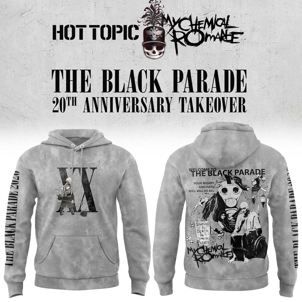 My Chemical Romance Merch Celebrate The 20th Anniversary Hoodie My Chemical Romance Apparel 1 - Unicasport My Chemical Romance Merch Celebrate The 20th Anniversary Hoodie My Chemical Romance Apparel