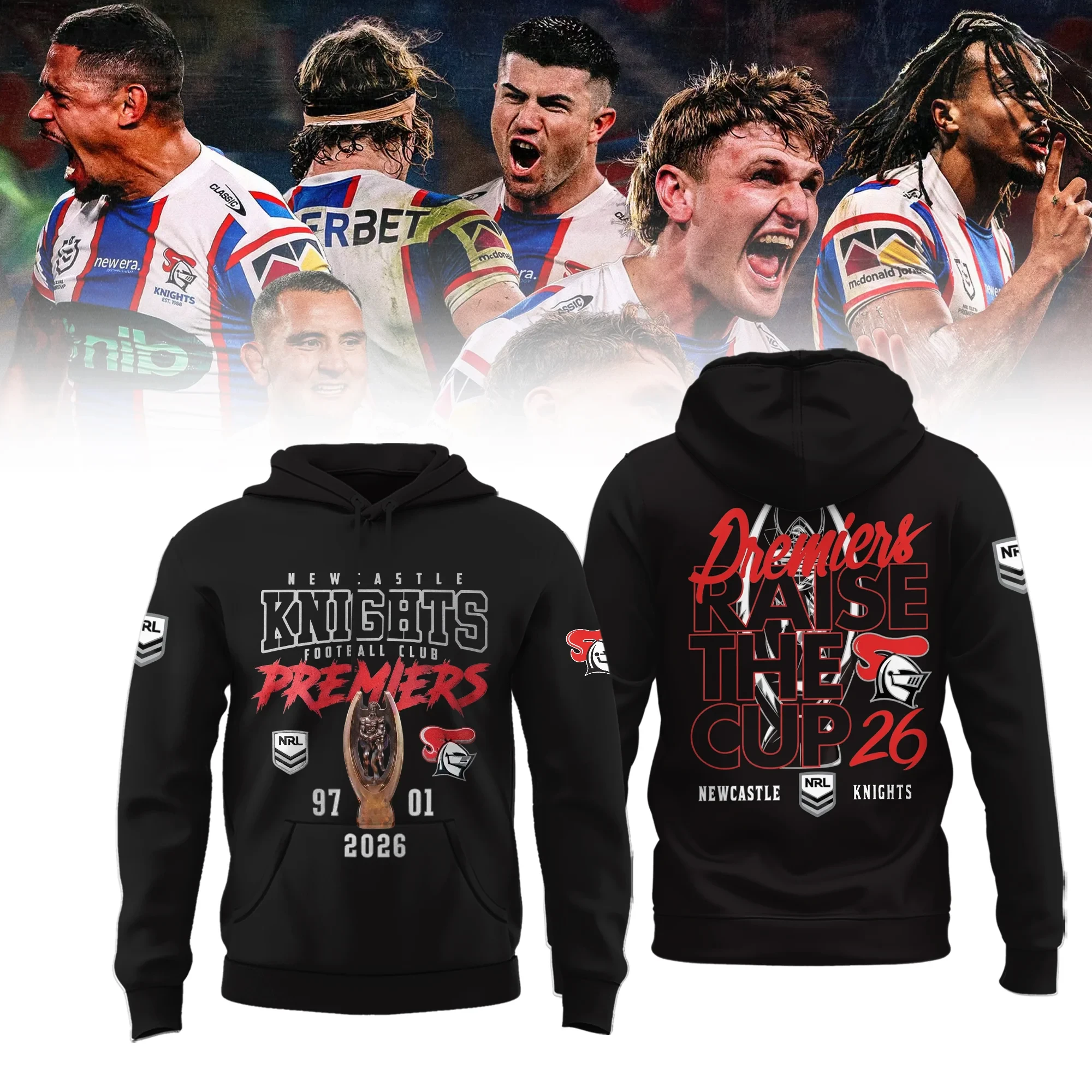 Newcastle Knights Merch 2026 NRL Premiers Hoodie Present For Sports Fans 1 - Unicasport Newcastle Knights Merch 2026 NRL Premiers Hoodie Present For Sports Fans
