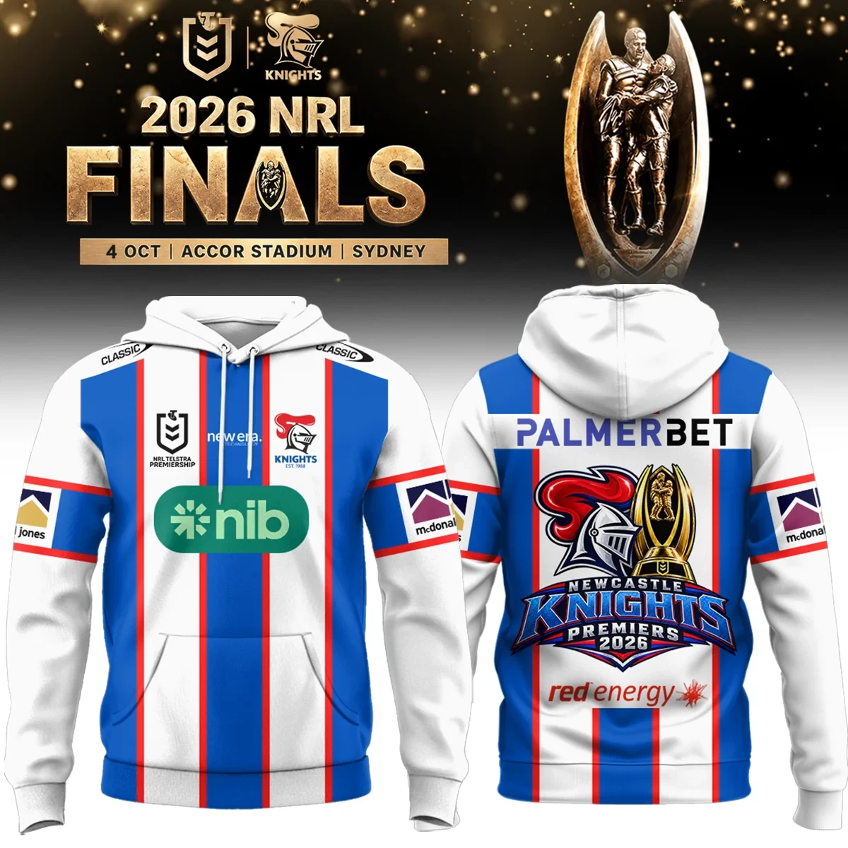 Newcastle Knights 2026 NRL Premiers Hoodie Newcastle Knights Apparel Best Gift For Fans 1 - Unicasport Newcastle Knights 2026 NRL Premiers Hoodie Newcastle Knights Apparel Best Gift For Fans