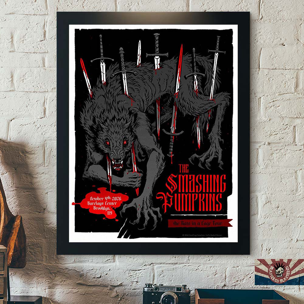 The Smashing Pumpkins Merch The Rats In A Cage Tour Poster Rock Concert Posters Fans Gifts