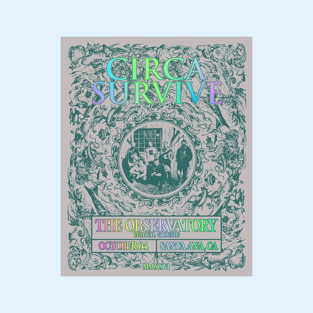 Circa Survive Merch 2026 Neverender Event Poster Wall Art Decor Gift For Rock Band Fans