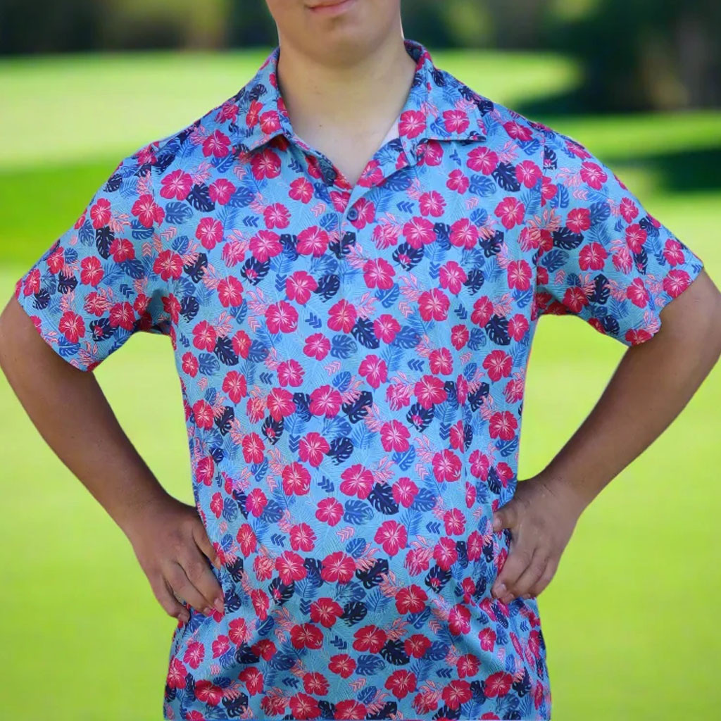 21 Pineapples Shirt Co Merch 2026 Floral Chevron Polo Shirt Birthday Ideas For Husband
