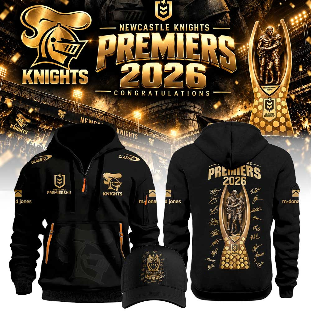 Newcastle Knights 2026 NRL Premiers Half Zip Hoodie Newcastle Knights Clothing Line Gift Idea 1 - Unicasport Newcastle Knights 2026 NRL Premiers Half Zip Hoodie Newcastle Knights Clothing Line Gift Idea