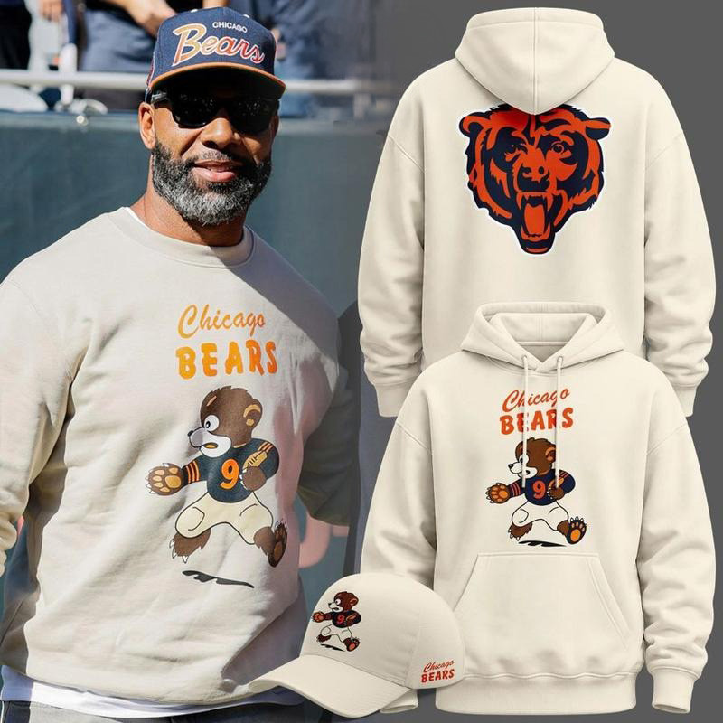 Chicago Bears Merch Matt Forte Mascot 2026 Hoodie Gift For Chicago Football Fans 1 - Unicasport Chicago Bears Merch Matt Forte Mascot 2026 Hoodie Gift For Chicago Football Fans