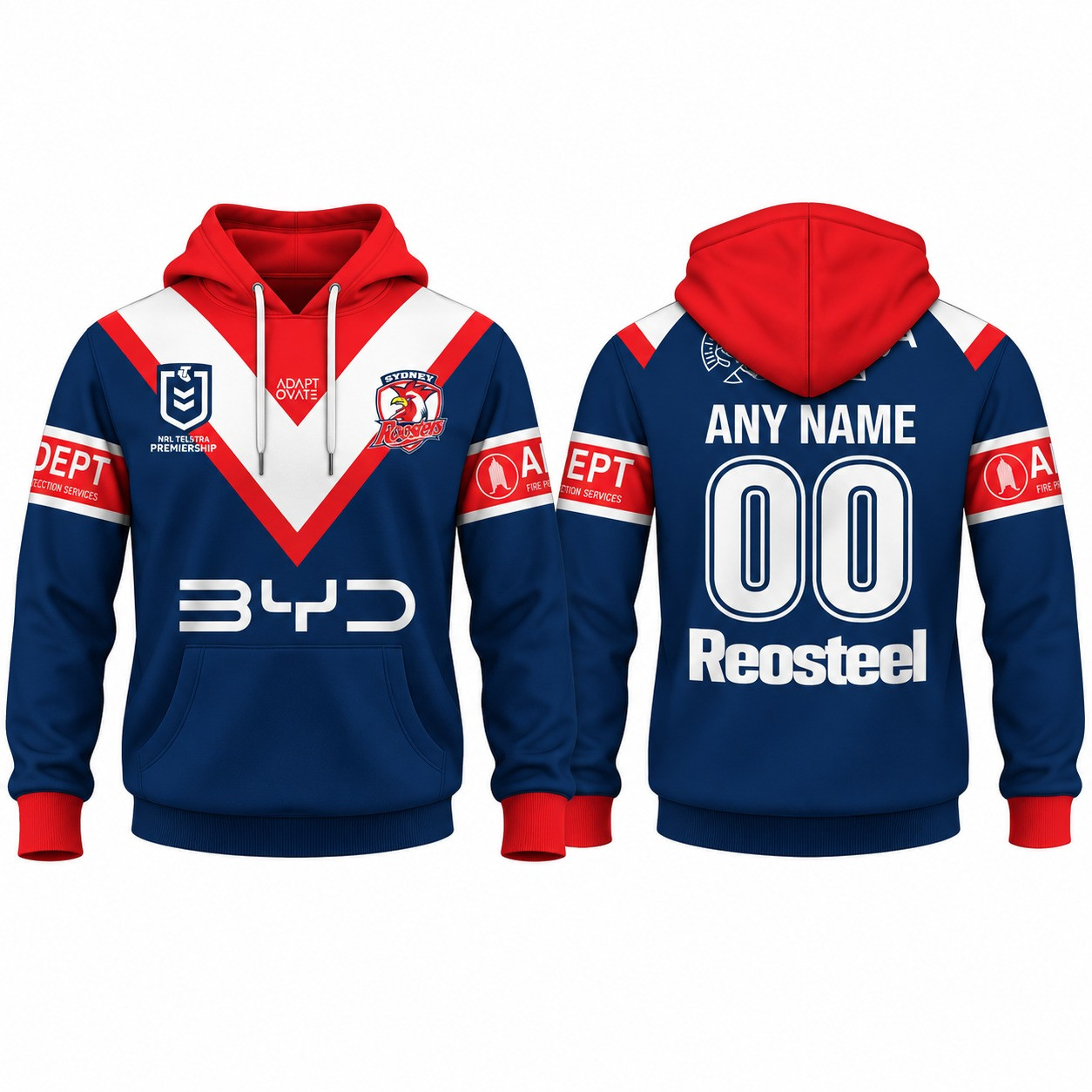 Custom Sydney Roosters Merch Hoodie NRL Telstra Premiership Champions Gift For NRLW Fans 1 - Unicasport Custom Sydney Roosters Merch Hoodie NRL Telstra Premiership Champions Gift For NRLW Fans