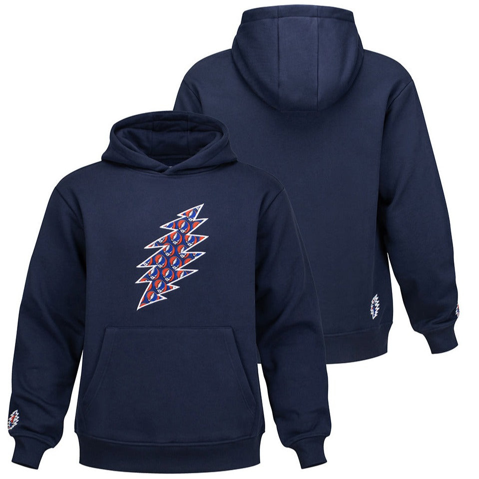 Section 119 x Grateful Dead Merch Steal Your Face Bolt Hoodie Grateful Dead Fan Outfits