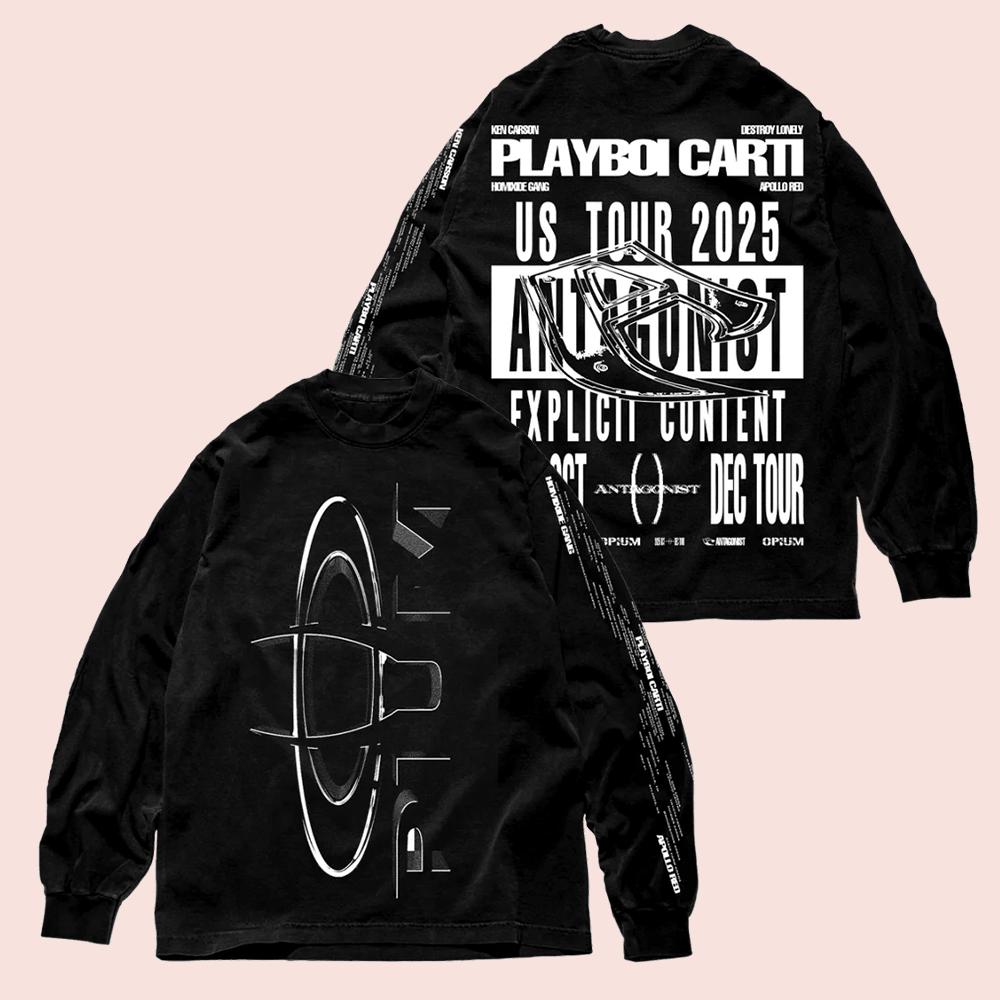 Playboi Carti Merch Opium Antagonist Tour 2.0 Long Sleeve Best Concert Fans Gift