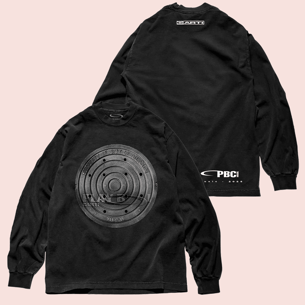 Playboi Carti Merch I AM MUSIC Manhole Cover Long Sleeve Shirt Fans Gift Ideas