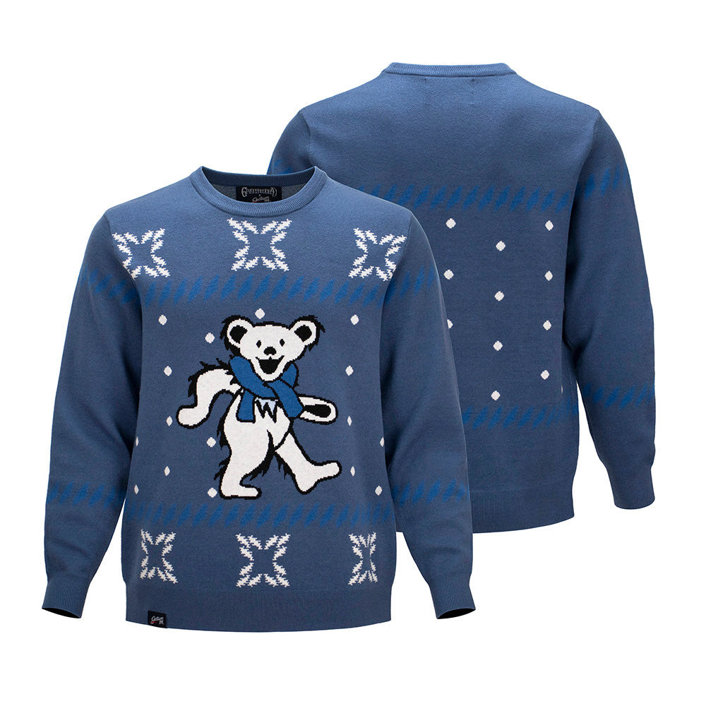 Section 119 x Grateful Dead Merch Dancing Bear Sweater Grateful Dead Concert Wear 1 - Unicasport Section 119 x Grateful Dead Merch Dancing Bear Sweater Grateful Dead Concert Wear