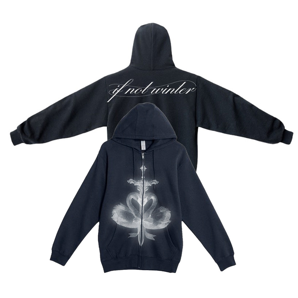 Wisp Merch Swan Zip-Up Hoodie Great Gift For Alternative Rock Lover 1 - Unicasport Wisp Merch Swan Zip-Up Hoodie Great Gift For Alternative Rock Lover