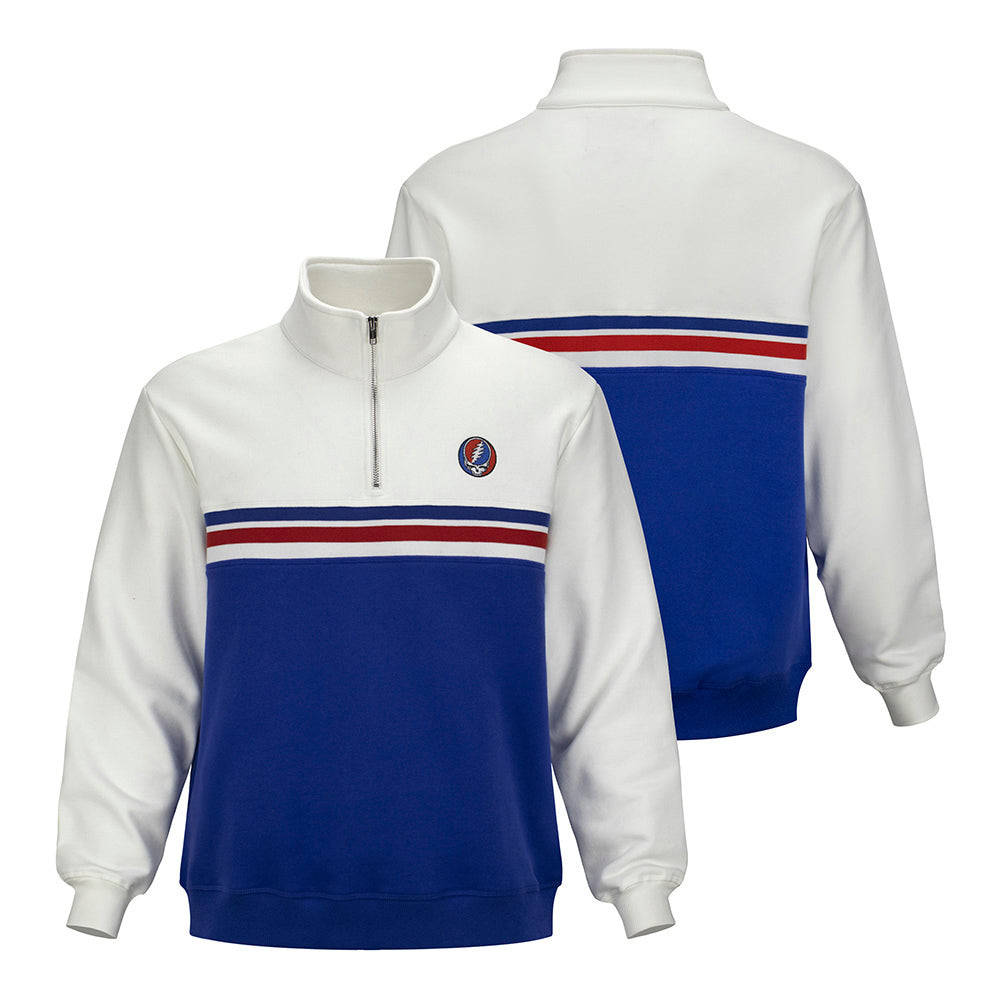 Section 119 x Grateful Dead Merch Stealie Half Zip Sweatshirt Grateful Dead Rock Wear 1 - Unicasport Section 119 x Grateful Dead Merch Stealie Half Zip Sweatshirt Grateful Dead Rock Wear