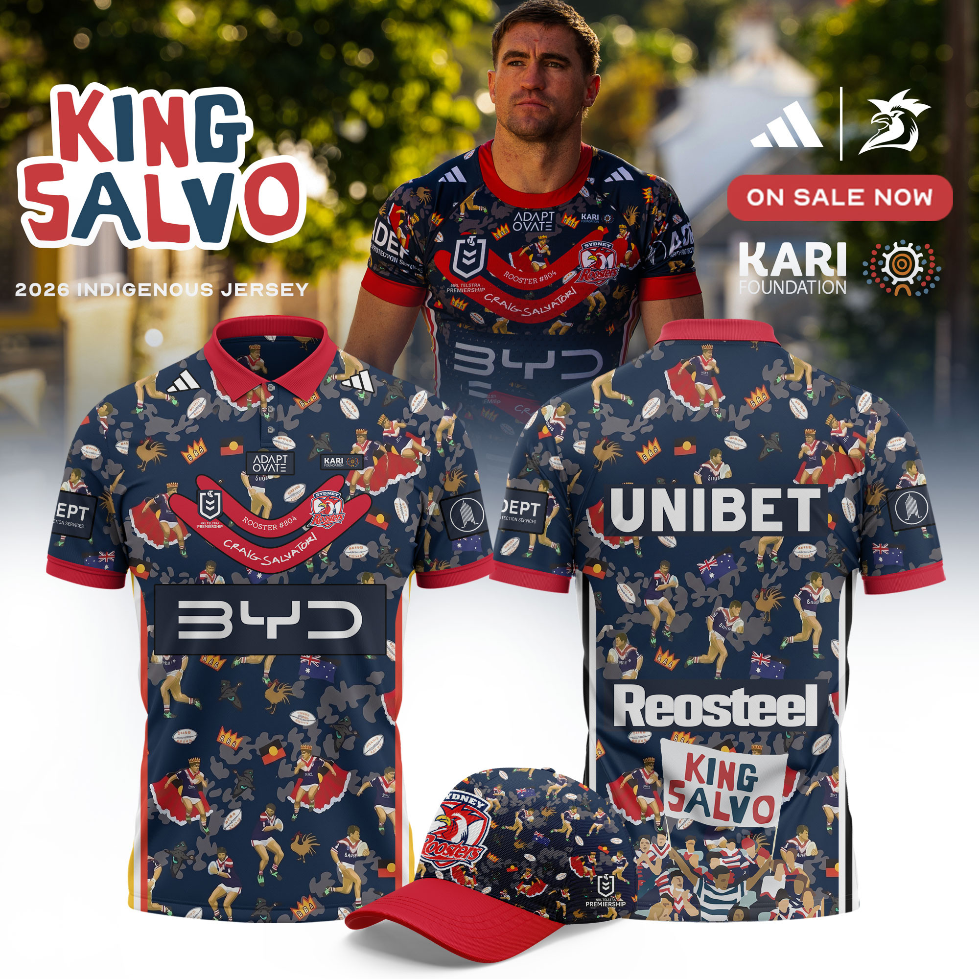 Sydney Roosters Merch 2026 Indigenous Round First Nations Polo Shirt Presents For Rugby Lovers