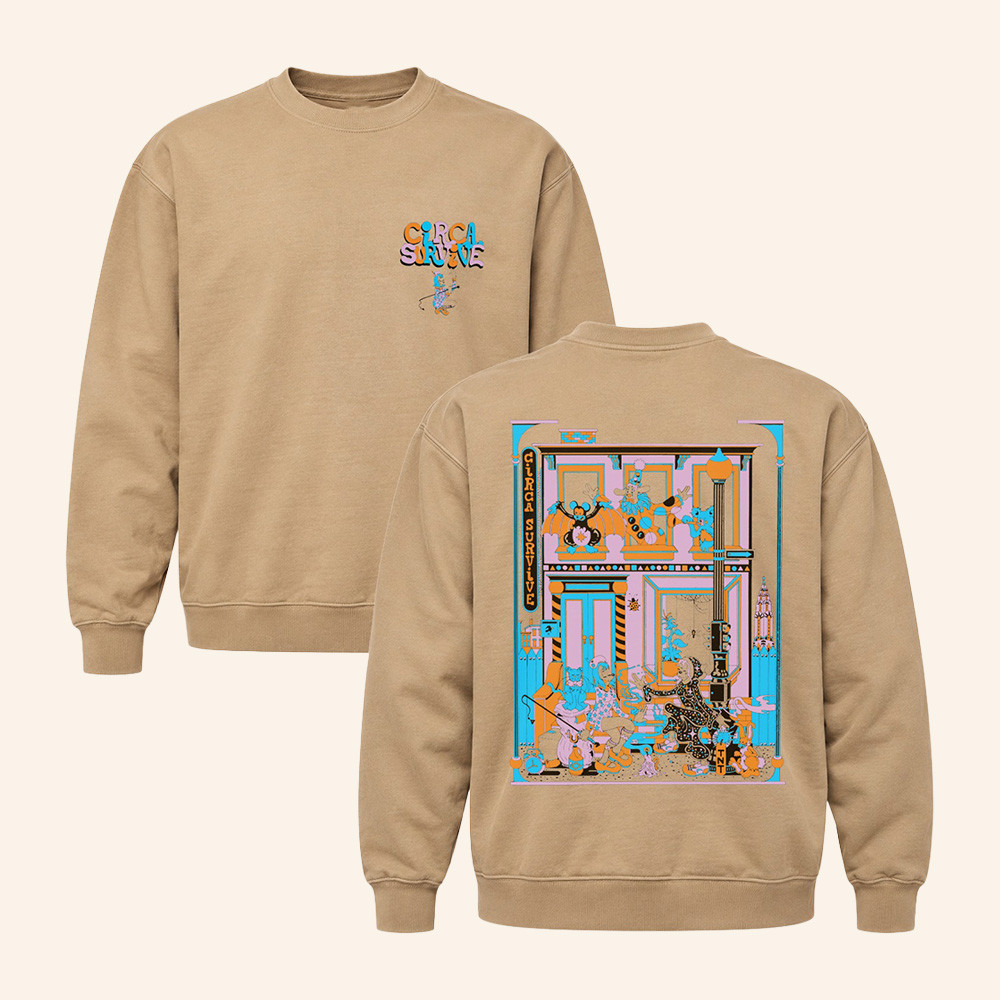 Circa Survive Fall 2026 Tour Merch TNT Crewneck Sweatshirt Circa Survive Tour Apparel 1 - Unicasport Circa Survive Fall 2026 Tour Merch TNT Crewneck Sweatshirt Circa Survive Tour Apparel