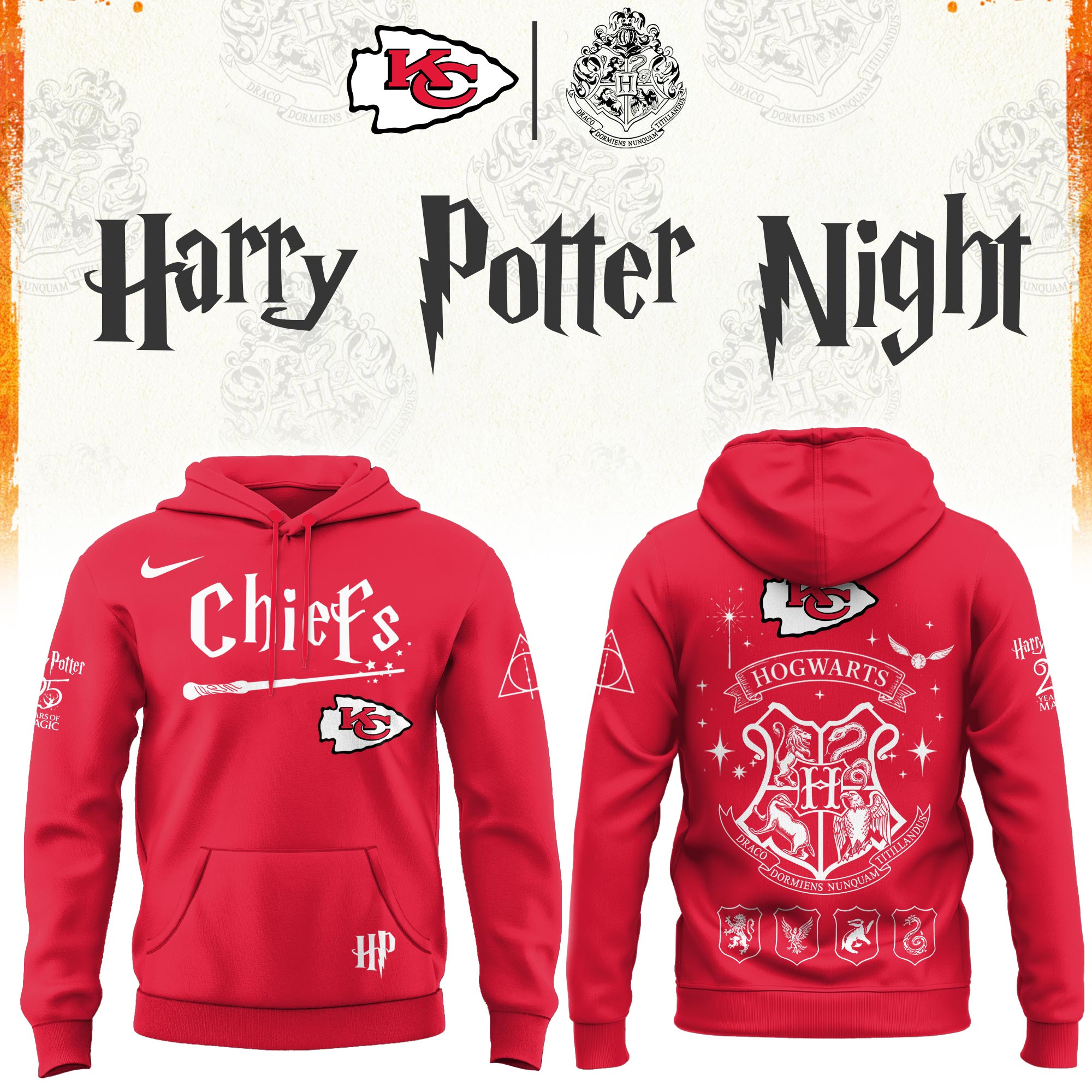 Kansas City Chiefs Merch x Harry Potter Night Hoodie Best Gifts For Chiefs Kingdom 1 - Unicasport Kansas City Chiefs Merch x Harry Potter Night Hoodie Best Gifts For Chiefs Kingdom