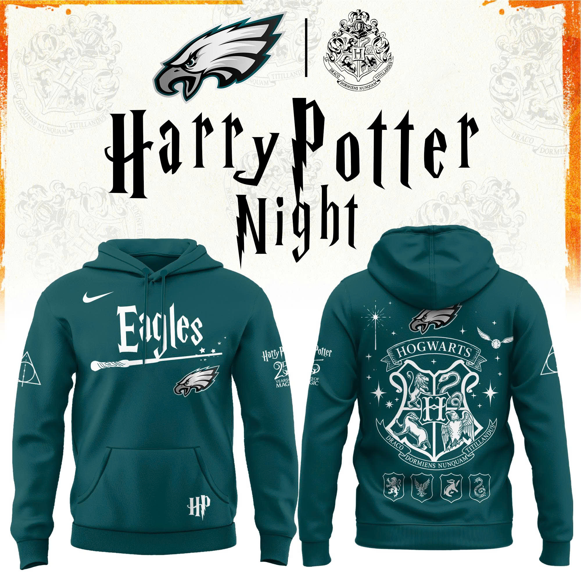 Philadelphia Eagles x Harry Potter 2026 Hoodie Philadelphia Eagles Apparel Best Fan Gear 1 - Unicasport Philadelphia Eagles x Harry Potter 2026 Hoodie Philadelphia Eagles Apparel Best Fan Gear