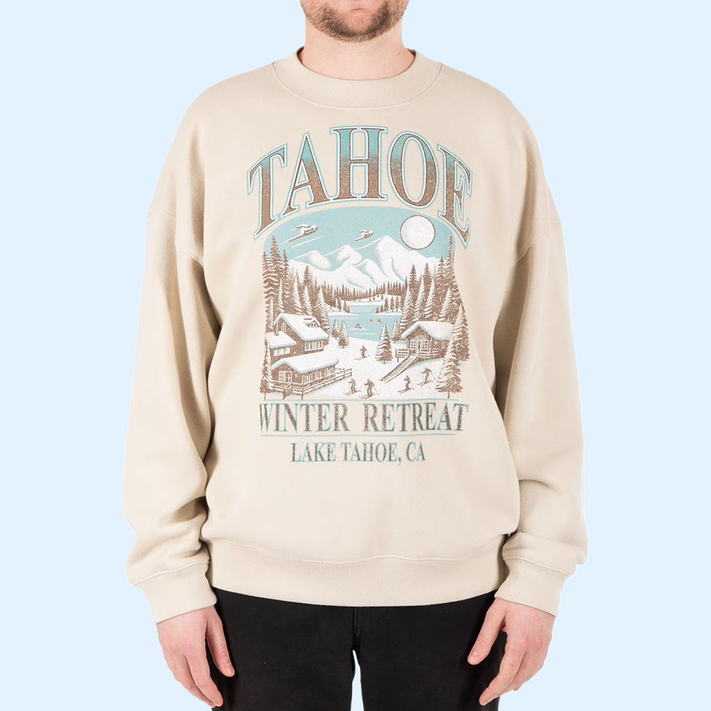 State Of Mine Men's Destination Fleece Crewneck Sweatshirt Tahoe Winter Retreat Sweatshirt' 1 - Unicasport State Of Mine Men's Destination Fleece Crewneck Sweatshirt Tahoe Winter Retreat Sweatshirt'