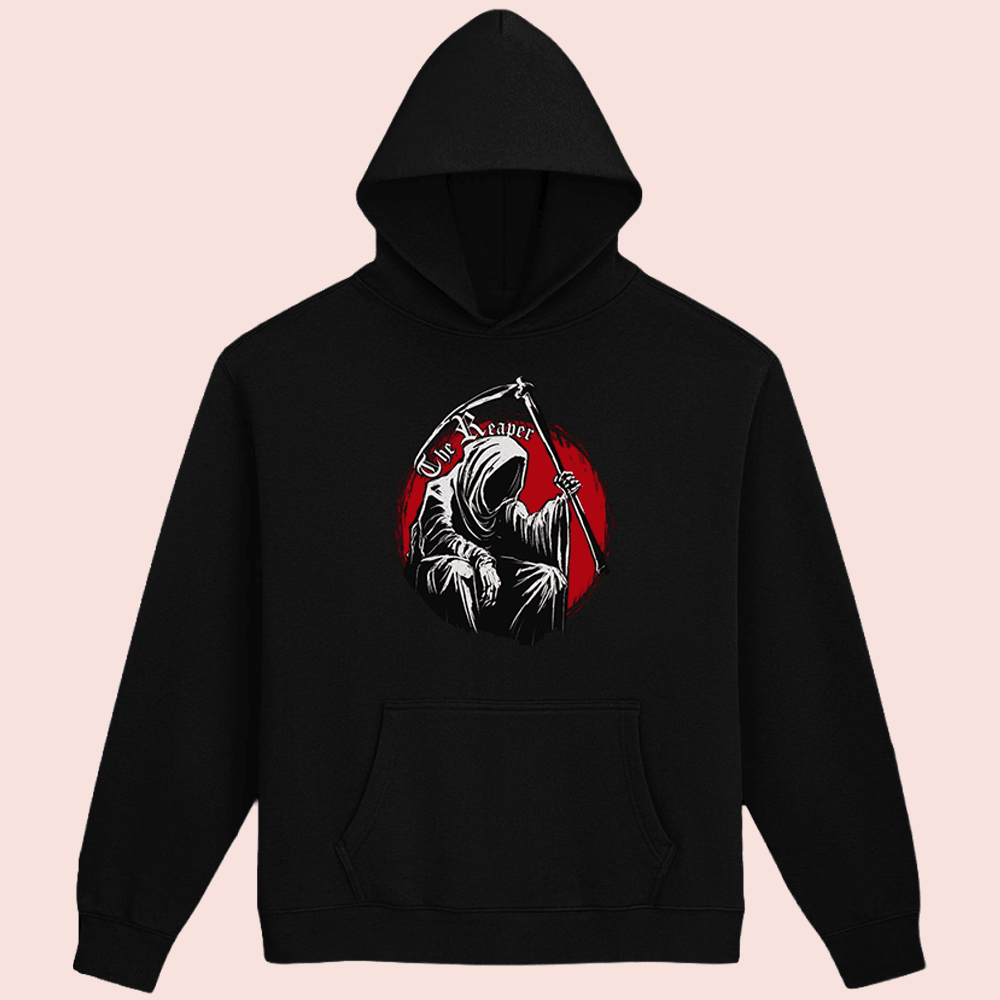 Doggie Merch Hoodie The Reaper Hooded Sweatshirt Best Minimalist Style Clothes Gift 1 - Unicasport Doggie Merch Hoodie The Reaper Hooded Sweatshirt Best Minimalist Style Clothes Gift