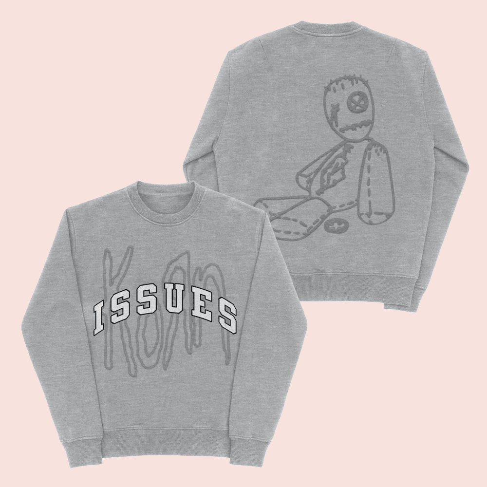 Korn Merch Korn Issues Dollversity Grey Sweatshirt Best Gift For Loyal Fans 1 - Unicasport Korn Merch Korn Issues Dollversity Grey Sweatshirt Best Gift For Loyal Fans