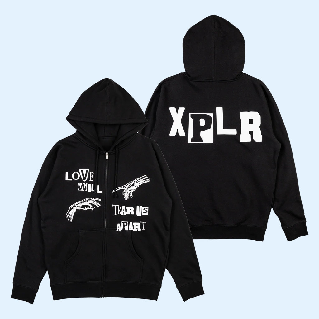 XPLR Merch Sam And Colby Zip Hoodie Black Tear Us Apart Hoodie Birthday Gift For BFF 1 - Unicasport XPLR Merch Sam And Colby Zip Hoodie Black Tear Us Apart Hoodie Birthday Gift For BFF