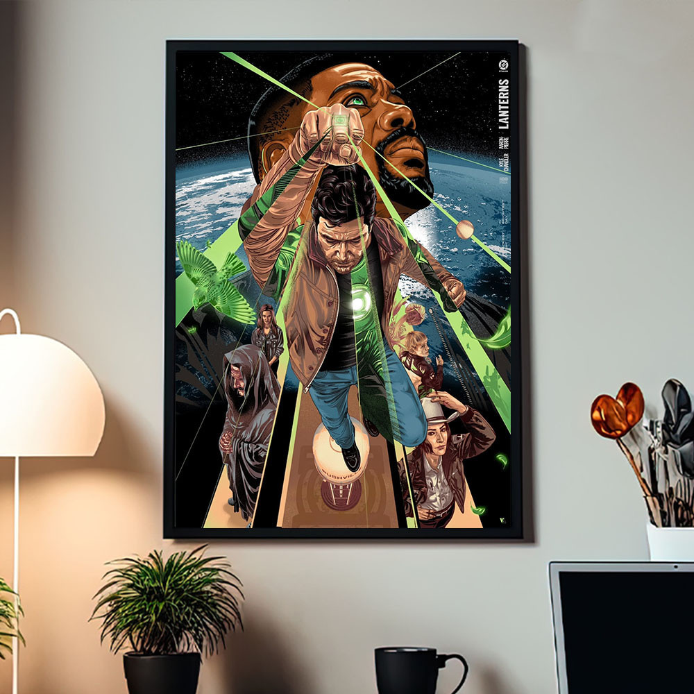 DC Studios Lanterns 2026 HBO Max John Stewart Hal Jordan Green Lantern Poster Marvel Poster Gifts For Fan