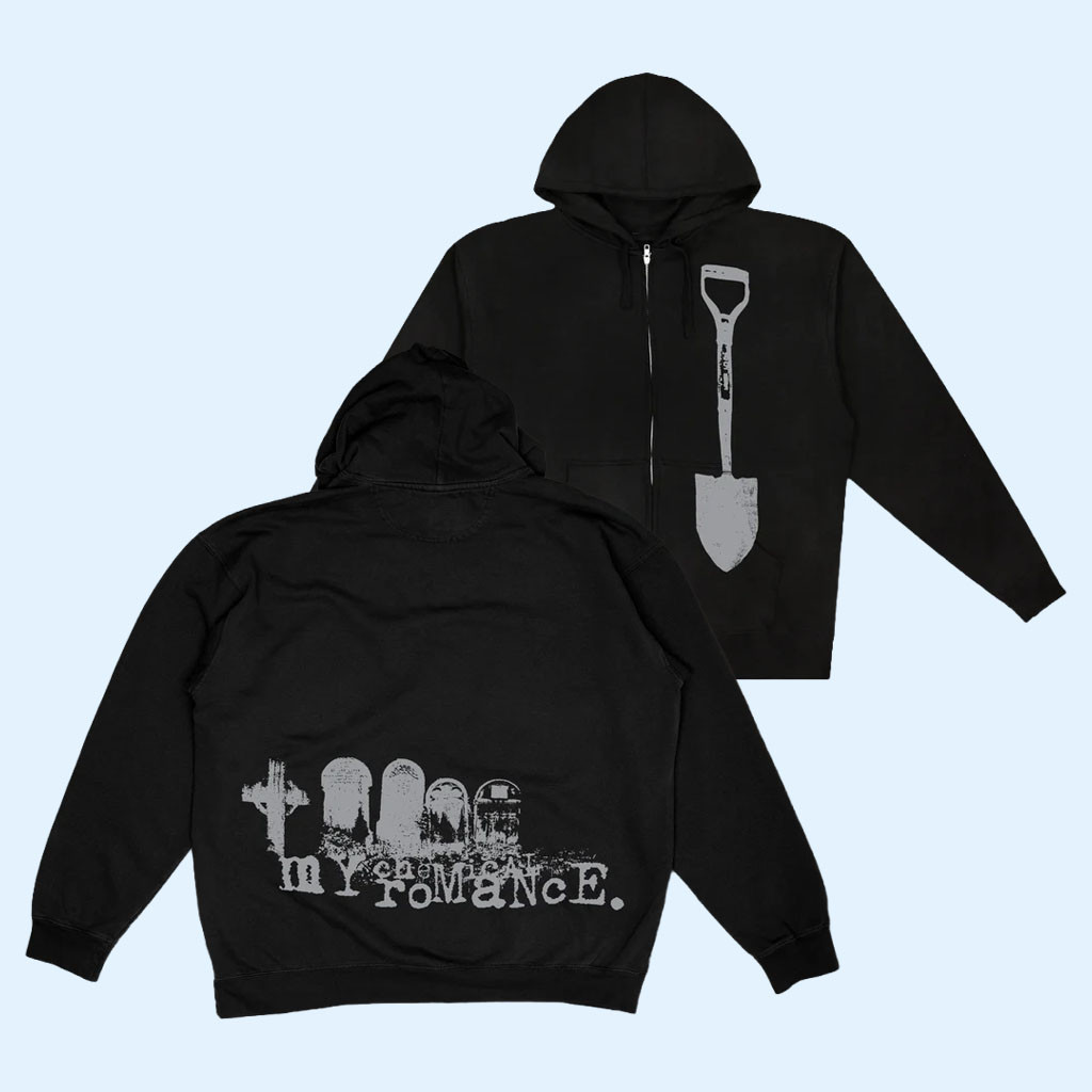 My Chemical Romance Merch 2026 MCR Gravedigger Zip Hoodie Gift For Music Lovers 1 - Unicasport My Chemical Romance Merch 2026 MCR Gravedigger Zip Hoodie Gift For Music Lovers