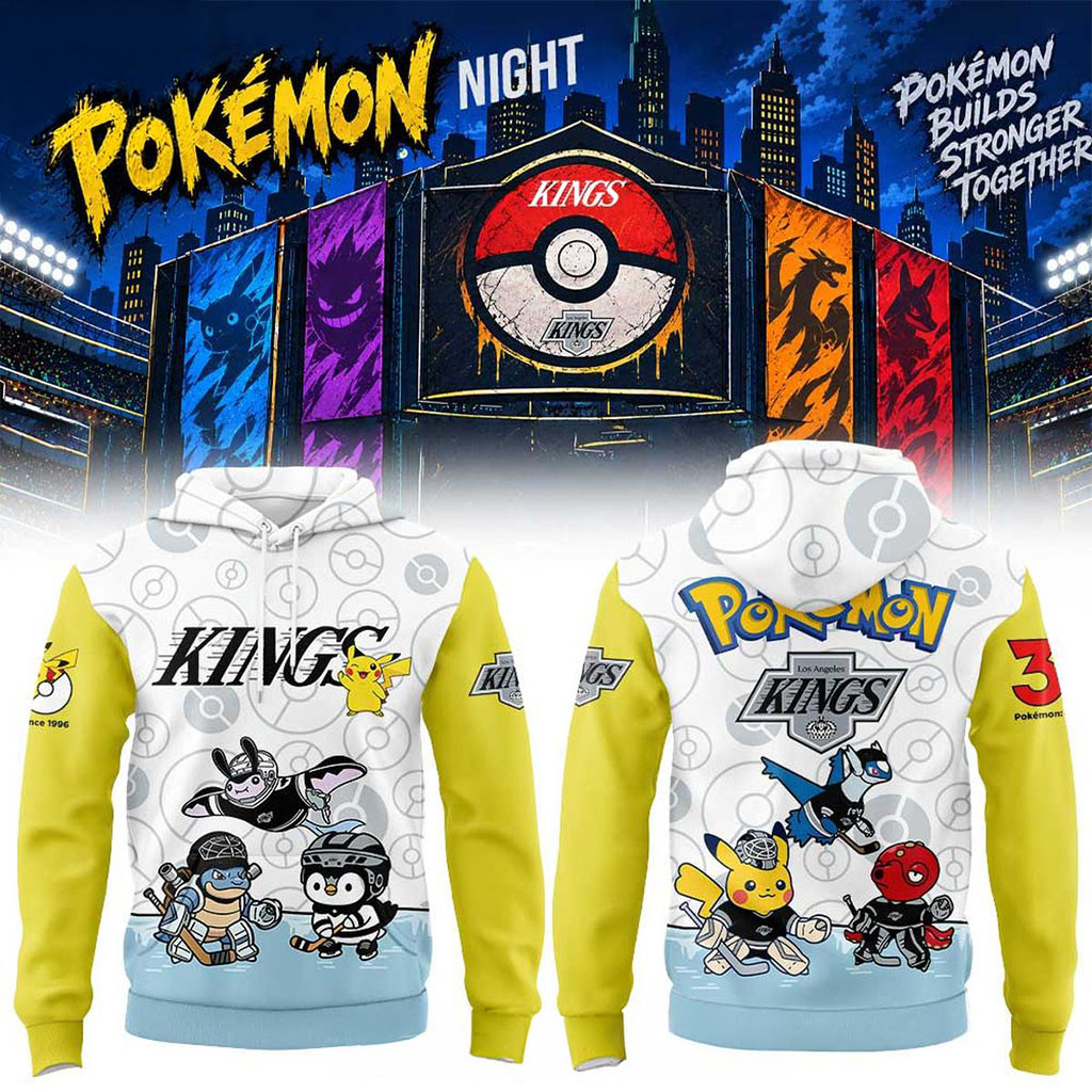 Los Angeles Kings 2026 Pokemon Night x Hockey Game Hoodie Los Angeles Kings Merch Fan Gifts 1 - Unicasport Los Angeles Kings 2026 Pokemon Night x Hockey Game Hoodie Los Angeles Kings Merch Fan Gifts