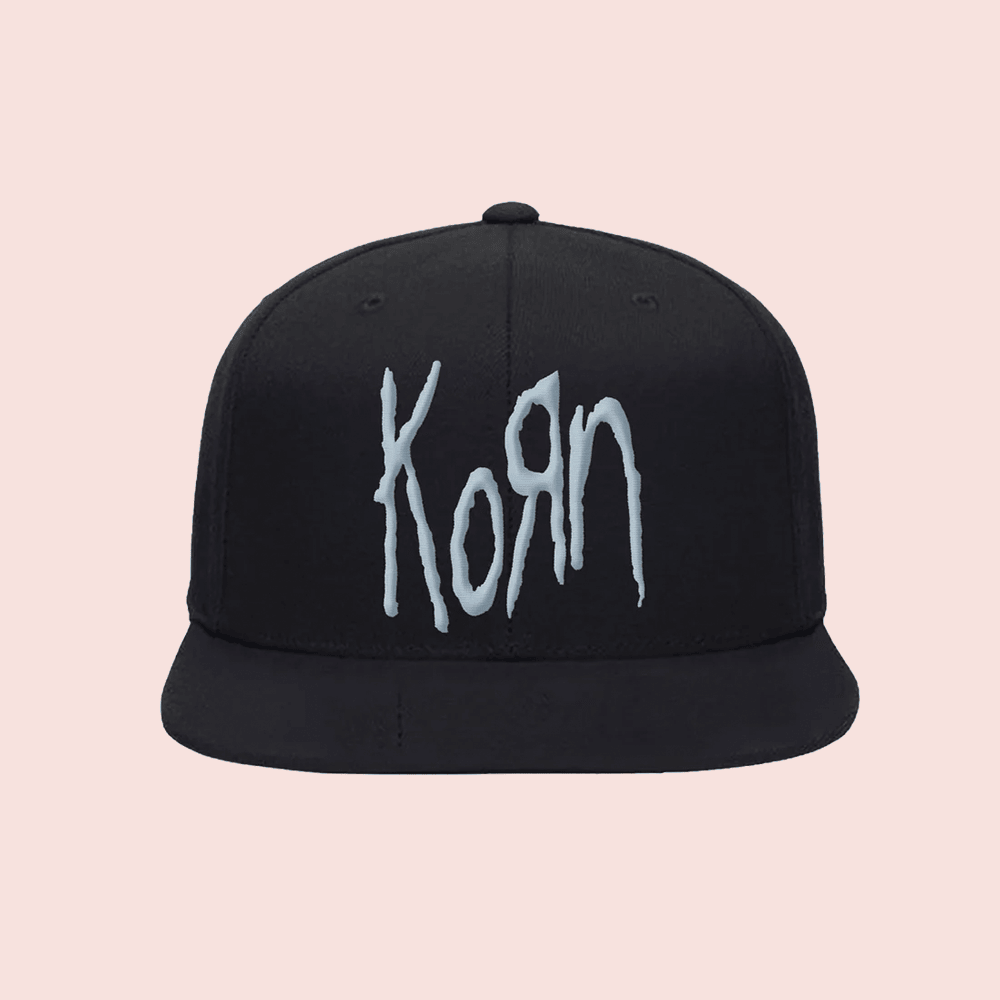 Korn Merch Hat Korn Blue Logo Snapback Cap Best Gift For Alternative Rock Fans