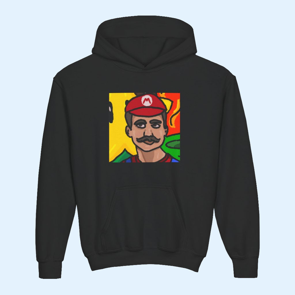 Squeex Merch 2026 Squeex X Super Mario Hoodie Black Streaming Gifts For Boyfriend 1 - Unicasport Squeex Merch 2026 Squeex X Super Mario Hoodie Black Streaming Gifts For Boyfriend