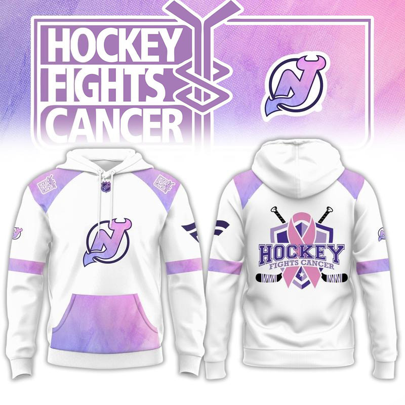 New Jersey Devils Merch Hockey Fights Cancer 2026 Hoodie Gift For Him 1 - Unicasport New Jersey Devils Merch Hockey Fights Cancer 2026 Hoodie Gift For Him