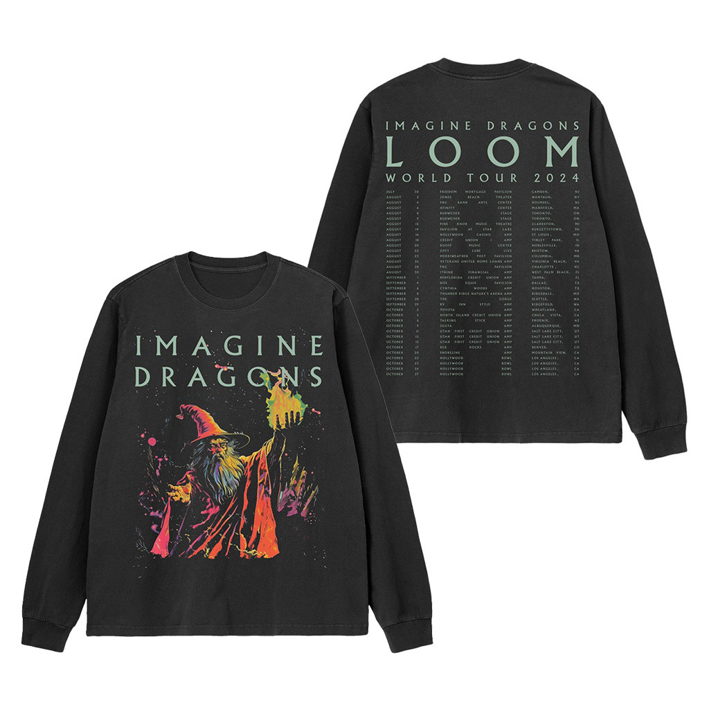 Imagine Dragons Merch Wizard In Color Long Sleeve Shirt Gift For Rock Fans 1 - Unicasport Imagine Dragons Merch Wizard In Color Long Sleeve Shirt Gift For Rock Fans