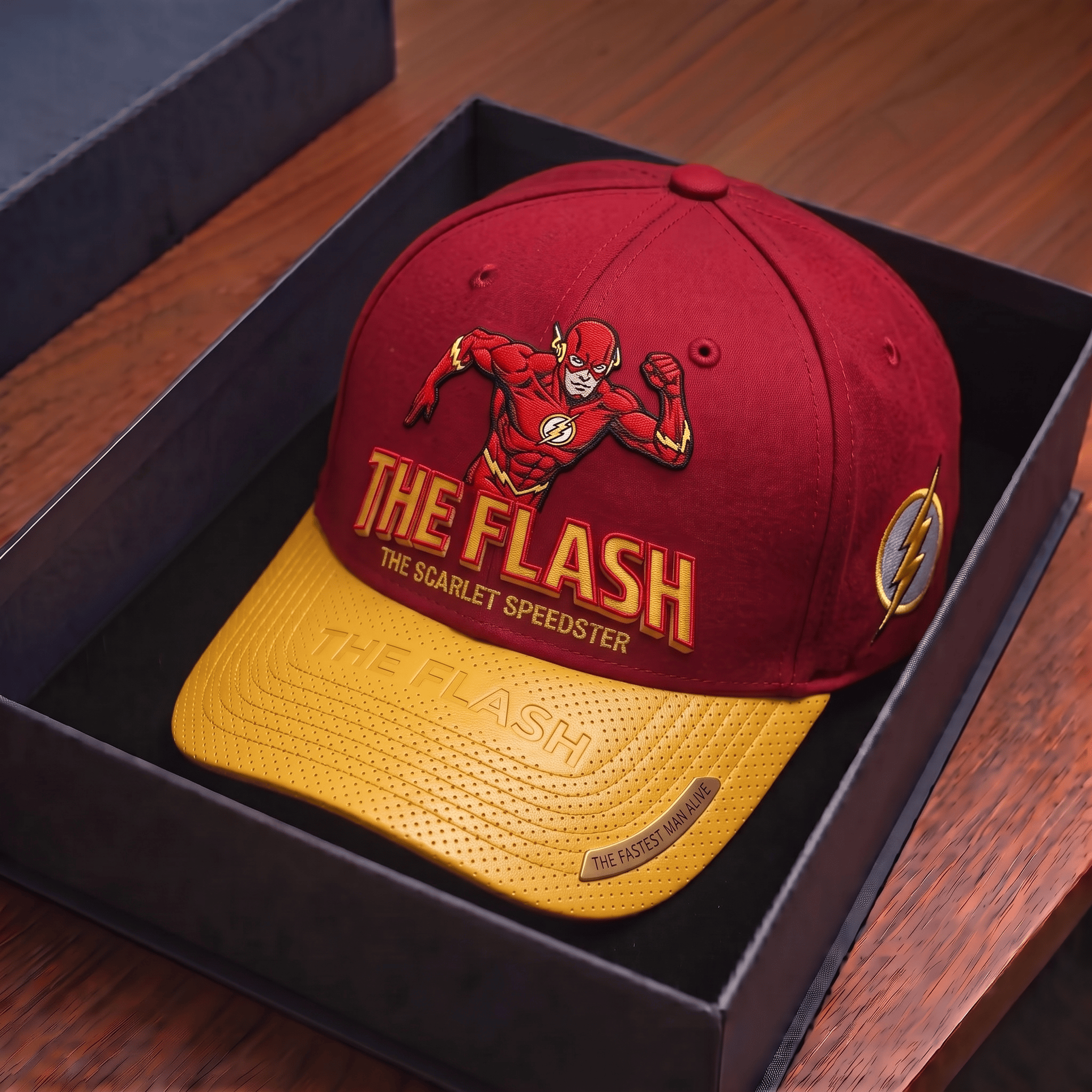 The Flash The Scarlet Speedster Hat DC Comics Superhero Cap Gifts For The Flash Fans