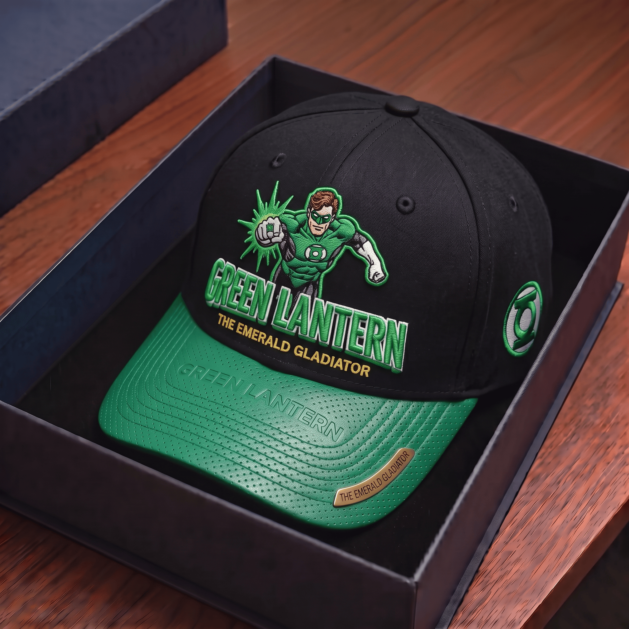 Green Lantern The Emerald Gladiator Hat DC Comics Superhero Cap Gifts For Green Lantern Fans