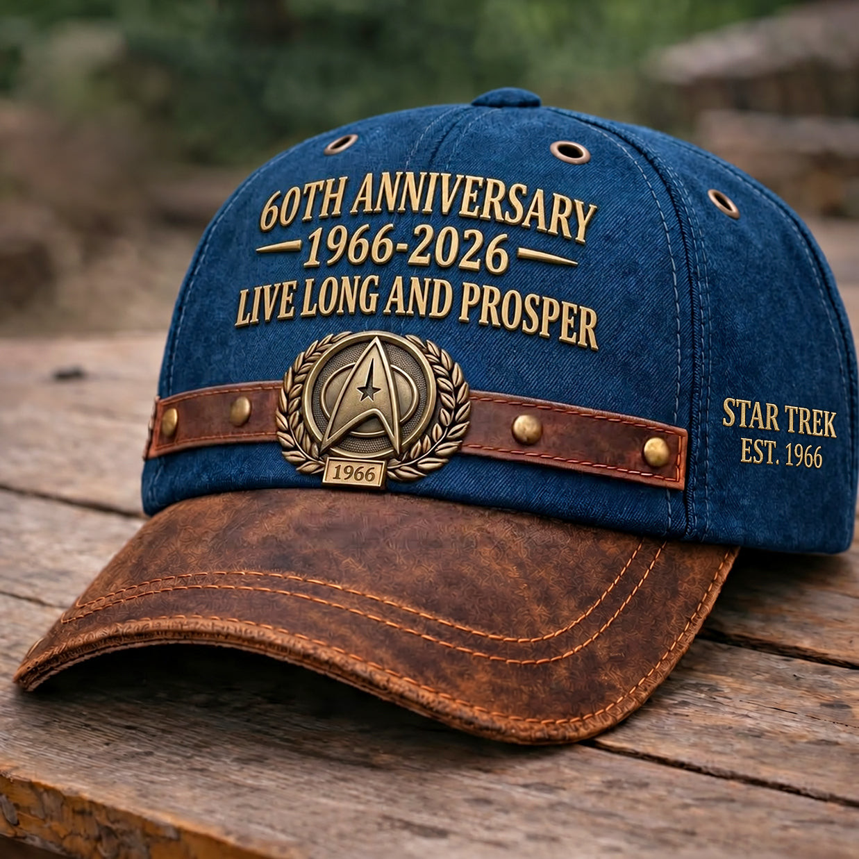 Star Trek 60th Anniversary 1966-2026 Hat Live Long And Prosper Cap Gifts For Star Trek Fans