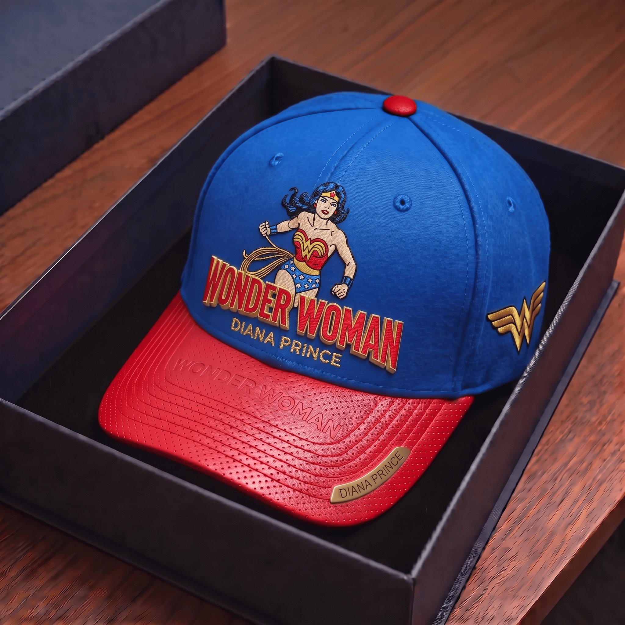 Wonder Woman Diana Prince Hat DC Comics Superhero Cap Gifts For Wonder Woman Fans