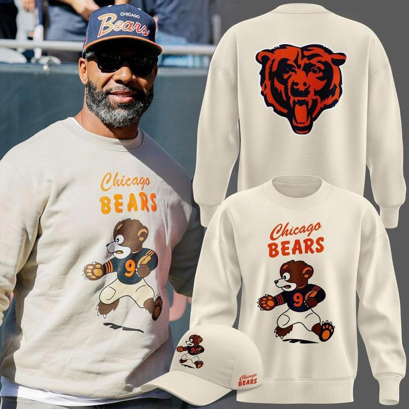 Matt Forte For Chicago Bears Logo Mascot Sweatshirt Football Fan Gift 1 - Unicasport Matt Forte For Chicago Bears Logo Mascot Sweatshirt Football Fan Gift